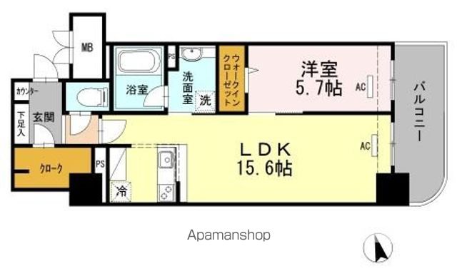 【ウェルブライト博多ステーションの間取り】