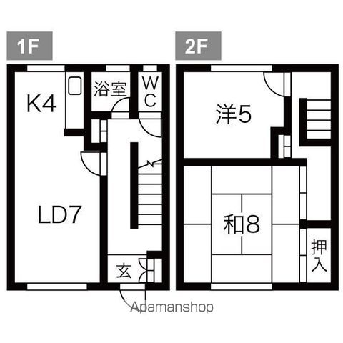 むつみ荘の間取り写真