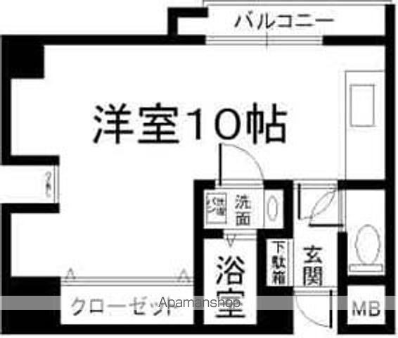 メロディハイム東帝塚山の間取り写真
