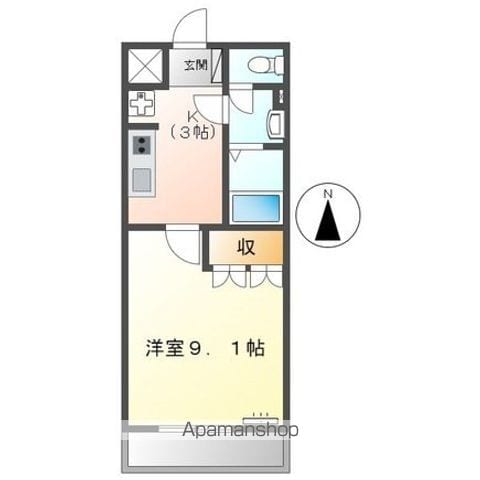 プランドール紫香楽の間取り写真