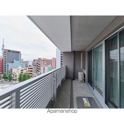 バウスフラッツ蔵前[1LDK/40.37m2]のバルコニー