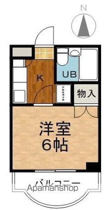 ＮＰハイツ[1K/19.7m2]の間取図