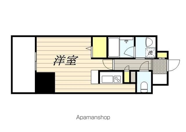 福岡市東区馬出のマンションの間取り