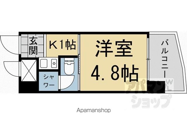朝日プラザ高瀬川の間取り写真