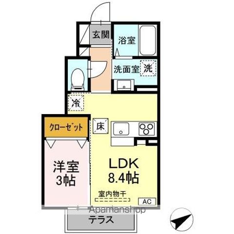 D-ROOM上石田の間取り写真