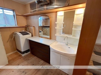 常盤台モダン住宅[3SLDK/128.3m2]の洗面所