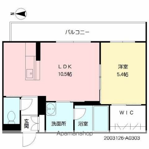 パークサイド唐人町の間取り