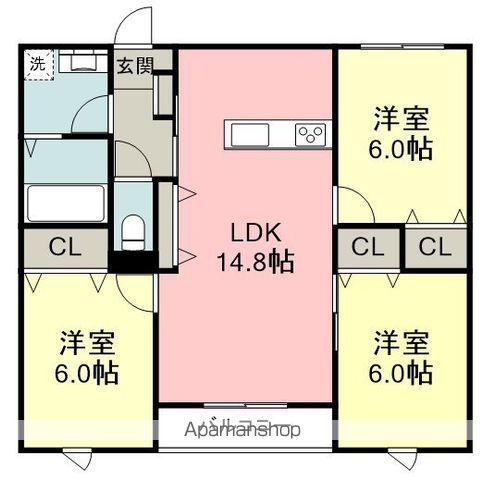 TAORMINA下府の間取り写真