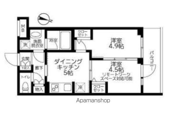 ルフレ田園調布南の間取り写真