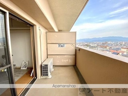 ＣＩＴＹ　ＳＰＩＲＥ東石井[1K/30.41m2]のバルコニー