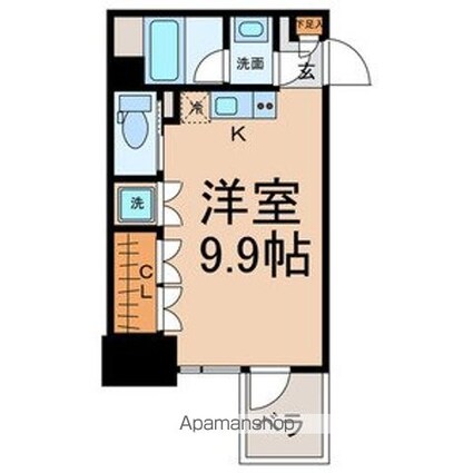 ＣＯＺＹ名城公園[1R/26.46m2]の間取図