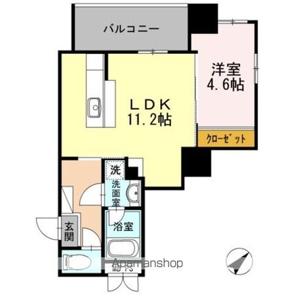 ＫＹビル[1LDK/37.82m2]の間取図