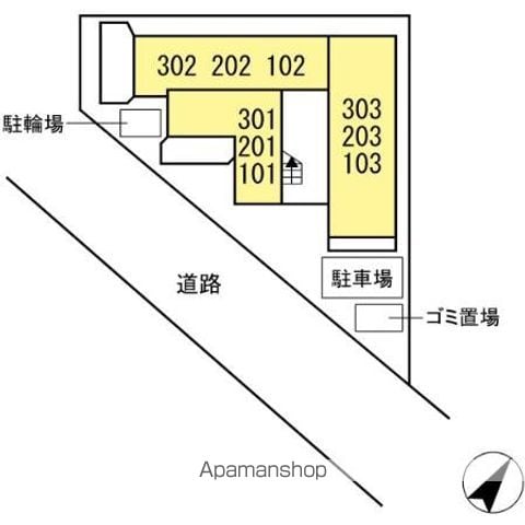 ＬＩＢＥＲＴＹ　ＣＩＴＹ　ＴＡＫＡＭＩＹＡ 301 ｜ 福岡県福岡市南区高宮５丁目7-14（賃貸アパート1R・3階・27.68㎡） その23