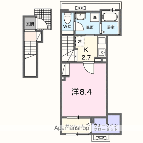 カーサ　ミナトの間取り