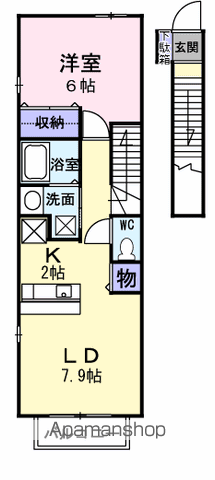 フォンテーヌの間取り写真