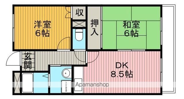 フォーシーズンズ豊中の間取り写真