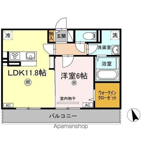 牟岐線 文化の森駅 徒歩16分 3階建 築10年の間取り写真