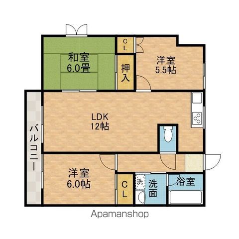 マンション・フォルツーナの間取り写真