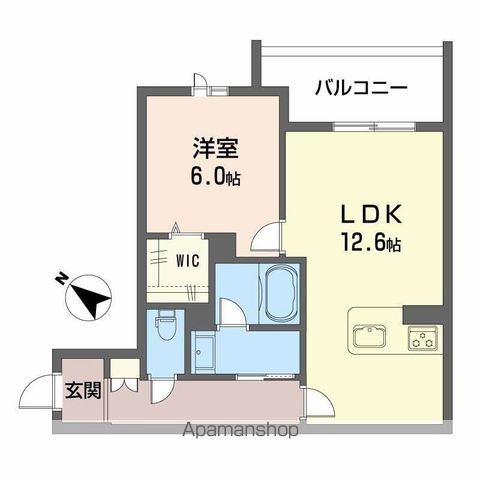 シャーメゾンマーレ竹下の間取り写真