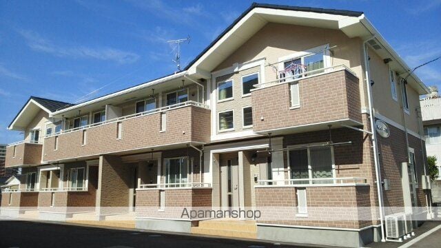 レインボーハウスＡ 201 ｜ 福島県いわき市平字月見町51-6（賃貸アパート1LDK・2階・46.09㎡） その1