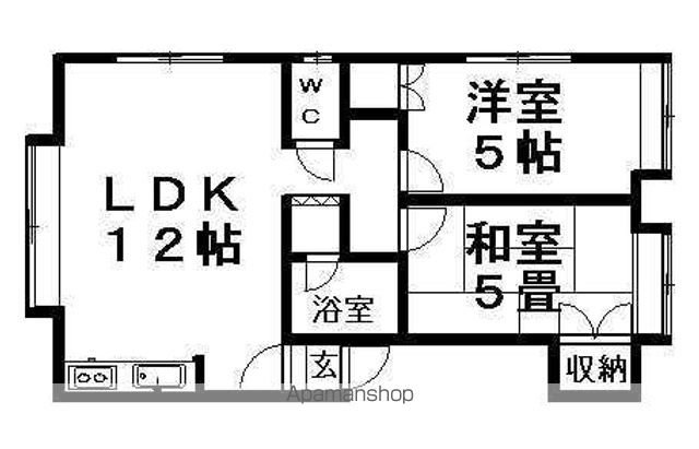 サンパレス清田の間取り写真