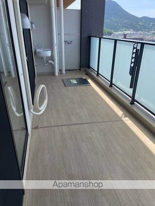 シャリエ野洲アクアガーデン[3LDK/66.01m2]のバルコニー