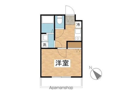 Ｍｉｎｅｔｔｅ岩槻[1K/20.53m2]の間取図