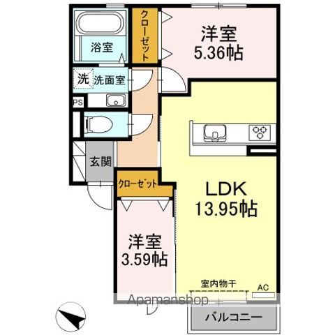 COZYマンションの間取り写真