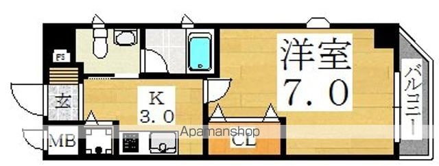 クレイドル西田辺の間取り写真