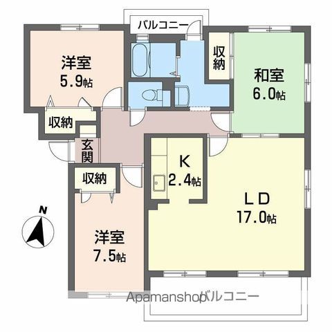 メゾン海老園 DXの間取り写真