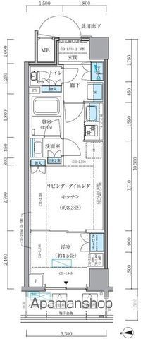 パークアクシス品川シーサイドの間取り写真