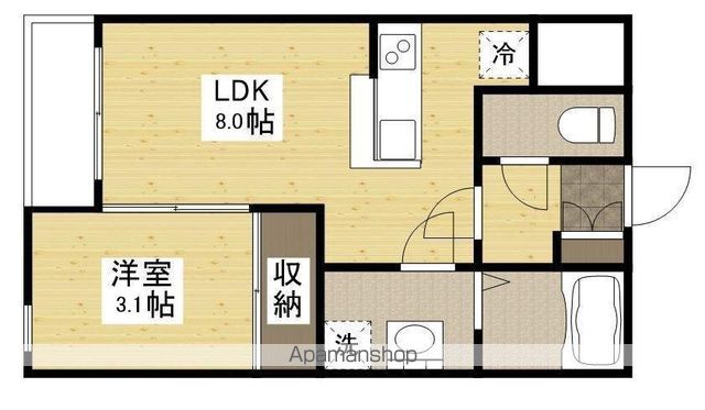 ACOTTO舟入の間取り写真