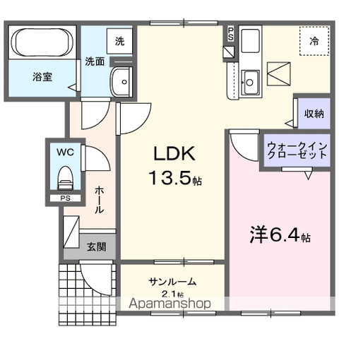 【サンリットⅠ　（和歌山市内原）の間取り】