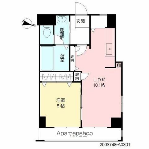 Ｅ・ＭＡＩＳＯＮ　ＮＩＳＨＩＪＩＮの間取り