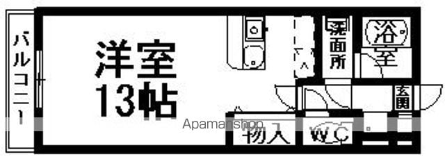 ヴィクトワール南方の間取り写真