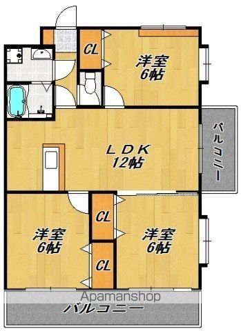 アベニールKAIの間取り写真