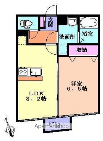オラーンジェの間取り写真