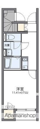 レオネクスト青栁[1K/24.92m2]の間取図