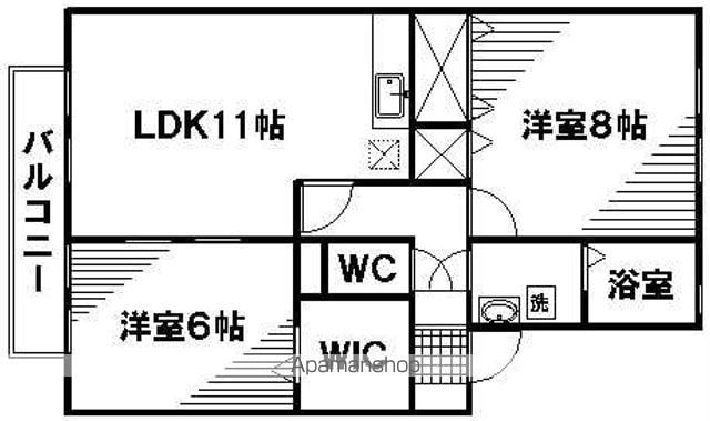 ランピオーネの間取り写真
