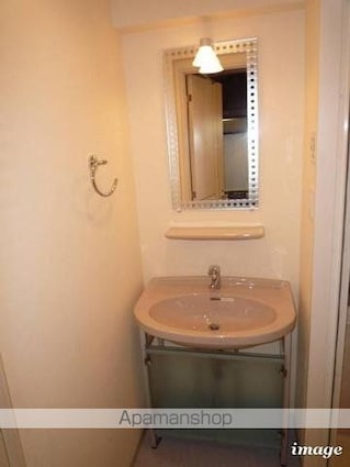 東京都新宿区新宿１丁目[1K/23.49m2]の洗面所