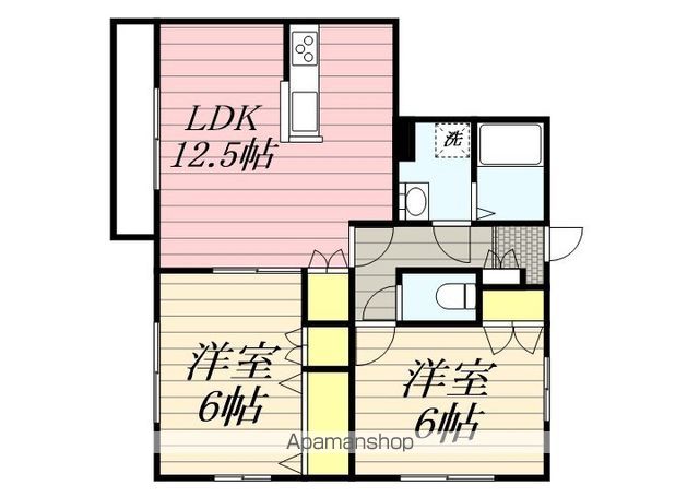 日野市大字日野のマンションの間取り