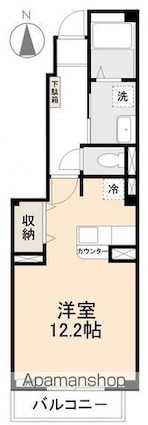 アーバンフラット六条[1R/33.15m2]の間取図