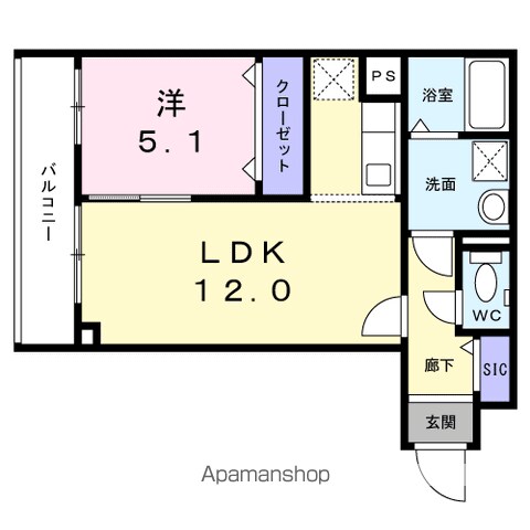 メゾン　アイティー　ジャックの間取り