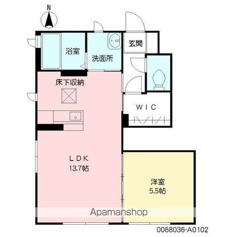 クレセオ ブレス I番館の間取り写真