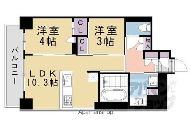 イニシア京都五条の間取り写真