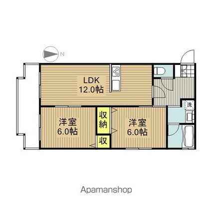 光陽ビル[2LDK/50.22m2]の間取図