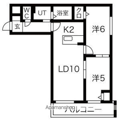 AXISーFA苗穂の間取り写真