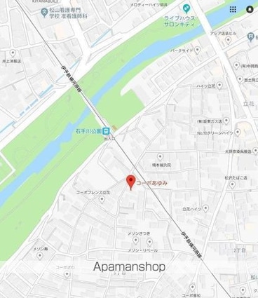 コーポあゆみ[1K/19.44m2]の配置図