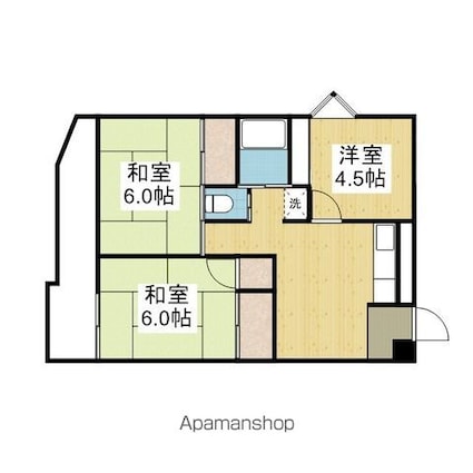酒井ビル[3DK/49.41m2]の間取図