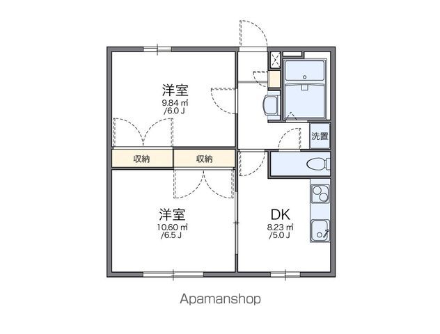 レオパレスエスペランザの間取り写真